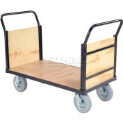 Global Industrial™ Euro Truck With Wood Ends & Deck 60 x 30 1200 Lb. Capacity