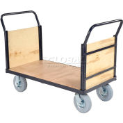 Global Industrial™ Euro Truck With Wood Ends & Deck 60 x 30 1200 Lb. Capacity