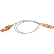 Wesco® Drum Bonding Wire 272033 - 3' Wire with 2 Alligator Clips