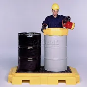 Spill Containment Platform, Outlet Modular Oil Drum Capacity