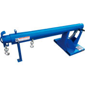 Global Industrial Adjustable Pivoting Forklift Jib Boom Crane, 86-5/8"-146-5/8"L,4000 Lbs.Cap.