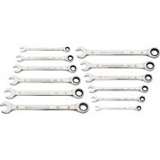 Gearwrench® 90 Tooth & 12 Point Metric Combination Ratcheting Wrench, Set of 12