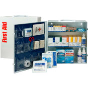 First Aid Only 90574 3 Shelf First Aid Kit w/Meds, ANSI Compliant, Class A+, Metal Cabinet