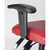 OFM Core Collection Adjustable Arm Set For Model 118-2, 105, & 119 Task Chairs, in Black (AA-1)