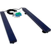 Adam Equipment AELP Series Pallet Beam Scale With AE403 LCD Indicator, 52-7/16"L, 6,600 lb x 2 lb