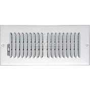 Speedi-Grille Ceiling Or Wall Register With 2 Way Deflection SG-412 CW2 4" X 12"