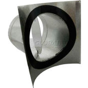 Speedi-Products 6" Round Pipe Saddle 90° Take Off With Gasket and Volume Damper SM-SDL90D 06