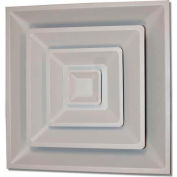 Speedi-Grille Drop Ceiling T-Bar TB-3HC 06 Fixed Cone Register With Collar 24" X 24" X 6"