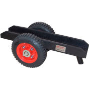 Abaco Slab Dolly SD008 - 8"H Solid Rubber Tires 605 Lb. W.L.L. 3-1/8" Channel