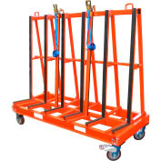 Abaco One Stop Single Sided A-Frame Truck SSA7247 71-1/4"L x 25-1/2"W x 60-1/4"H