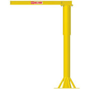 Abell-Howe® Base Mounted Light Duty Jib Crane Foundationless 4L0007 500 Lb. Capacity