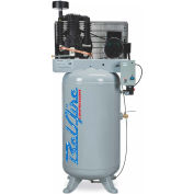 Belaire 338VLE, 7.5 HP, Two-Stage Compressor, 80 Gallon, Vertical, 175 PSI,25.3 CFM,3-Phase 208-230V