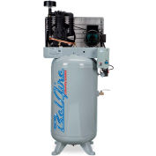 Belaire 338VL4, 7.5 HP, Two-Stage Compressor, 80 Gallon, Vertical, 175 PSI, 25.3 CFM, 3-Phase 460V