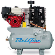 Belaire 3G3HHL, 13 HP, Stationary Gas Compressor, 30 Gal, 175 PSI, 25.3 CFM, Honda, Electric/Recoil