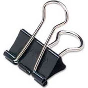 Acco Binder Clips Mini 1 2 Width 1 4 Capacity Black Silver 12 Dozen B Globalindustrial Com