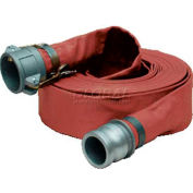 1-1/2" x 100' Medium Duty PVC Discharge Hose Coupled w/ C x E Aluminum Cam & Groove Fittings