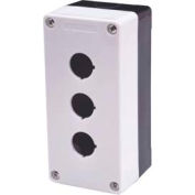 Advance Controls 104536, 3 Hole 22mm Non Metallic Push Button Station
