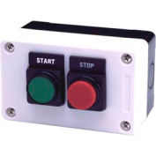 Advance Controls 104548, 2 Hole, Flush Extended, Start Stop 22mm Non Metallic Push Button Station