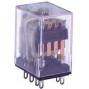 Advance Controls 105567, Relay, 95 Series, DPDT, Plug Solder Terminal, 5A/240VAC Amp, Coil 230 VAC