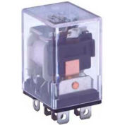 Advance Controls 105709, Relay, 96 Series, DPDT, Blade Terminal, Top MTD Flange, Coil 120 VAC