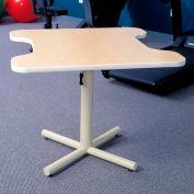 Gas Spring-Assist Height Adjustable Comfort Recess Therapy Table - Maple