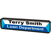 Advantus® DIY Customizable Sign, Black Frame, 9-3/8" x 1-7/8" (Laser/Inkjet Printer Required) - Pkg Qty 20