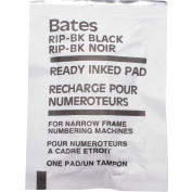 Advantus® Ready-Inked Pad, For Standard and Dropped Cipher Numbering Machines, Black - Pkg Qty 12