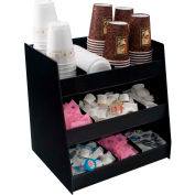 Vertiflex VFC-1515 - Vertical Condiment Organizer, 3 Shelves, 9 Compartments, Black