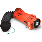 Allegro 9538-50 8 Inch Axial Explosion-Proof (EX) Plastic Blower w/ Canister & 50' Ducting