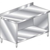 Aero Manufacturing 2TGBO-3084 84"W x 30"D Premium Cabinet with 4" Backsplash, Galv.