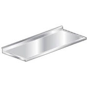 Aero Manufacturing 3TCBV-24120 120"W x 24"D Stainless Steel Countertop with 4" Backsplash