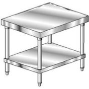 Aero Manufacturing 4MGU-3636 16 Gauge Mixer Stand 430 Stainless Steel - Galvanized Frame/Shelf 36x36