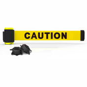 Banner Stakes MH7001 - 7' Magnetic Wall Mount Barrier, "Caution" Banner