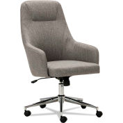 Alera® Modern High-Back Chair - Fabric - Gray Tweed - Captain Series