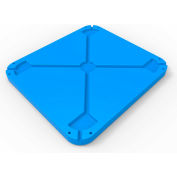 Bonar Plastics Polar Insulated Box Lid For PB1545, 48"L x 43"W x 3"H, Blue