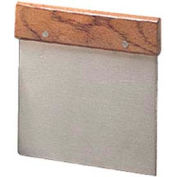 American Metalcraft DS6706 - Dough Cutter/Scraper, 6 x 6, Wooden Handle