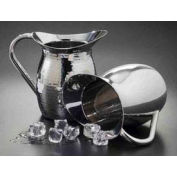 American Metalcraft HMWP64 - Pitcher, 64 oz., Double Wall, With Hammered Finish