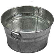 American Metalcraft MTUB63 - Tub, 6" x 3", Side Handles, Galvanized Tin