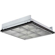 Lithonia 2PM3N G B 2 U316 9LD MVOLT GEB10IS 2x2 Parabolic Troffer w/ Grid 2 Lamp 32w 9 LD Cells