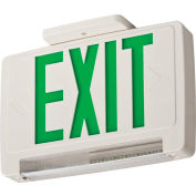 Lithonia Lighting ECBG LED M6 LED Integrated Exit-Unit Combo, White W/Green Letters