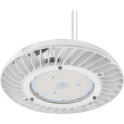 Lithonia JEBL 18L 40K 80CRI WH Round LED High Bay, 136W, 19680 L, 4000K, 80 CRI, White, DLC Premium