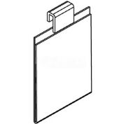 Sign Holder, Gridwall, 5-1/2" W x 7" H, 3/32" Thickness, Acrylic, Clear - Pkg Qty 6