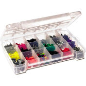 Akro-Mils Large Dividable Clear Storage Case 05905 - Pkg Qty 6
