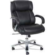 Alera® Big and Tall Leather Chair - High-Back - 450 Lb. Capacity - Black - Maxxis Series