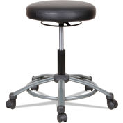 Alera® Height-Adjustable Utility Stool - Black