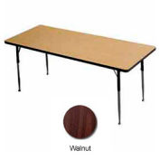 Activity Table - Rectangle - 30" X 72" - Standard Adj. Height - Walnut