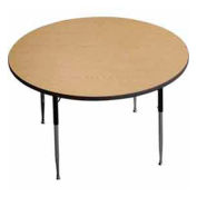 Activity Table - Round - 36" Diameter, Standard Adj. Height, Light Oak