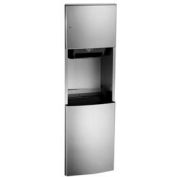 ASI® Roval Recessed Auto Roll Towel Dispenser/13-1/2 Gal. Receptacle - Battery - 2046921A