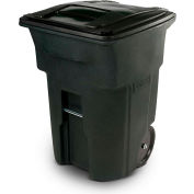 Toter Heavy Duty Two-Wheel Trash Cart, 96 Gallon Greenstone - ANA96-54342