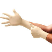 TouchNTuff&#174; 69-210 Industrial Grade Latex Gloves, Powdered, Natural, M, 100 Gloves/Box